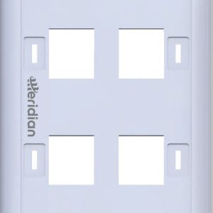 MERIDIAN - FACEPLATE 4 PUERTOS